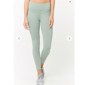 Active High Wasted Leggings Olive